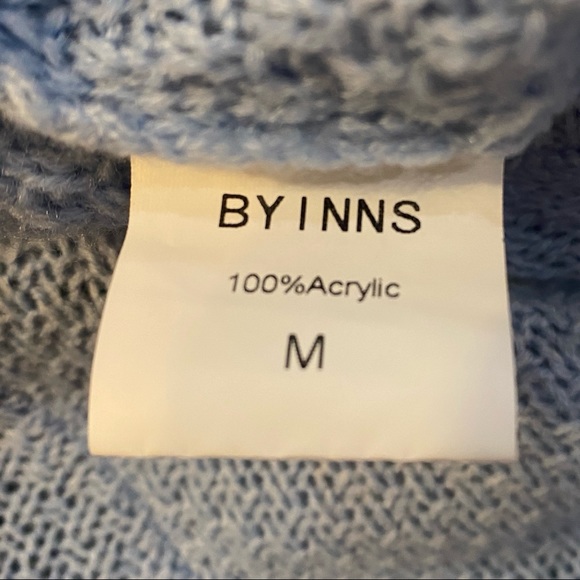 Blue Sweater *WORN ONCE* Perfect for a Gender Reveal - Picture 9 of 11